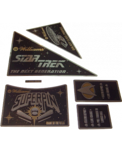 Star Trek TNG Apron Decal Set Gold/Silver