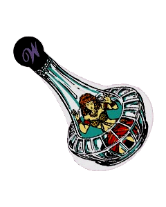 Tales of the Arabian Nights Genie in Bottle Decal