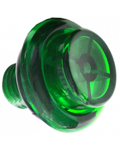 Flipper Button Transparent Green