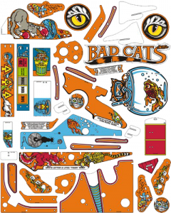 Bad Cats Plastic Set