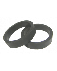 Flipper Rubber 1 1/2" x 1/2" Black 