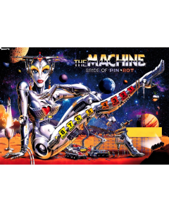 The Machine: Bride of Pinbot Alternate Translite 