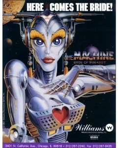 The Machine Bride of Pinbot Flyer