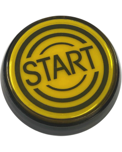 Data East Start Button Yellow