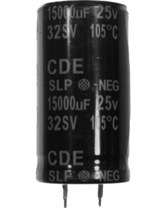 Capacitor 15000 uF 25v radial snap 