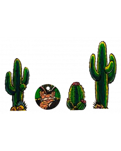 Cactus Canyon Plastic Key Fobs