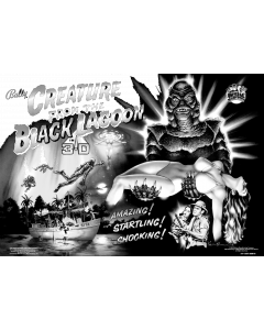 Creature from the Black Lagoon Black/White version Translite