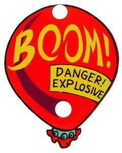 Cirqus Voltaire Boom Balloon Decal