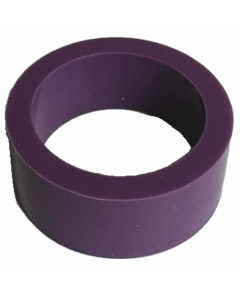 Flipper Rubber Silicone Small Purple 1 x 1/2 x 5/32 