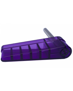 Williams Flipper Transparent Purple Bat