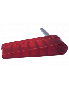 Williams Flipper Transparent Red Bat