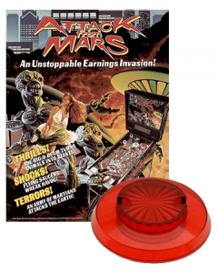 Attack from Mars bumpercap set 3x