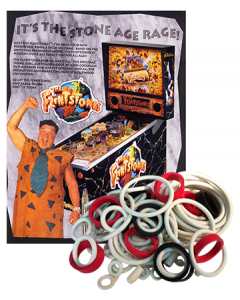 The Flintstones rubberset