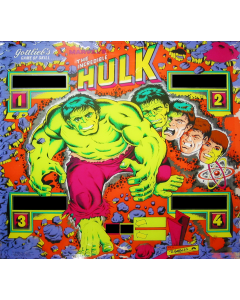 Hulk Backglass