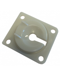 White Eject Hole Plastic