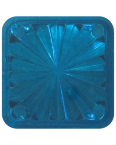 Square 1" Starburst Insert Blue