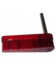 Wizard of Oz Flipper Bat Transparent Red Glitter