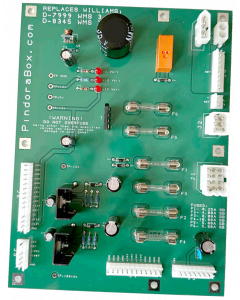 Williams/Data East Power Supply Board D-8345 D-7999