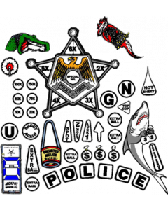 Police Force Insert Decals 