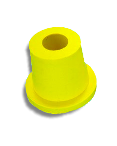 Rubber Sleeve Tapered Yellow