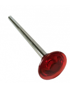 Ball Shooter Rod Transparent Red Knob