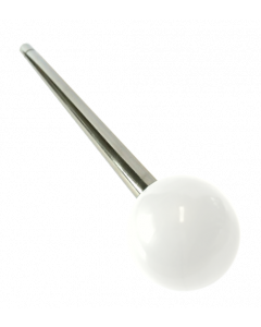 Ball Shooter Rod White Round Knob + Shaft