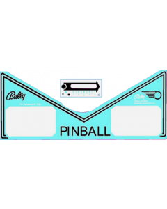 SILVER BALL MANIA Pinball Insert Decals LICENSED