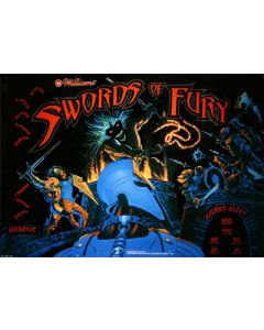 Swords of Fury Backglass