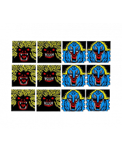 Swords Of Fury Target Decal Set