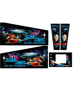 Star Trek TNG Cabinet Decals (Next Gen)