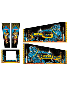 Tales of the Arabian Night Cabinet Decals Blue Version (Next Gen)