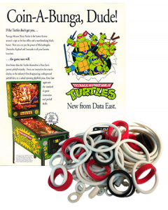 Teenage Mutant Ninja Turtles Rubber Set