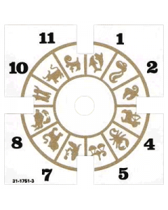 Twilight Zone Clock Decal Proto