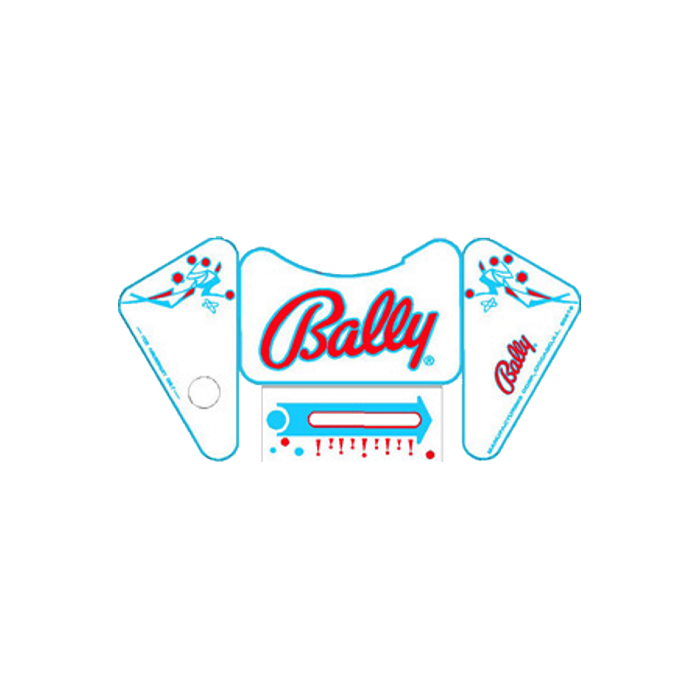 Harlem Globetrotters Apron Decal Set Ministry Of Pinball