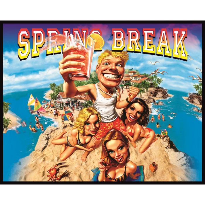 Spring Break Alternate Translite • Ministry of Pinball