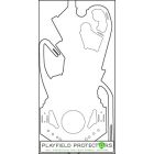 Black Rose Playfield Protector