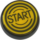 Data East Start Button Yellow