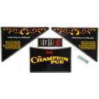 Champion Pub Apron Decal Set