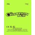 Champion Pub Manual