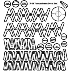 F-14 Tomcat Insert Decals 