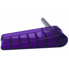 Williams Flipper Transparent Purple Bat