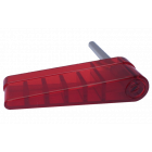 Williams Flipper Transparent Red Bat