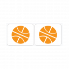 Harlem Globetrotters Spinner Decals