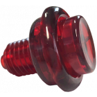 Flipper Button Transparent Red