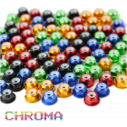 Chroma Set 5 x 20 Anodized #6-32 Lock Nuts