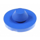 Rubber Grommet Bumper Round 1" Blue 