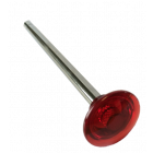 Ball Shooter Rod Transparent Red Knob