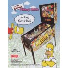 The Simpsons Pinball Party Flyer