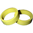 Flipper Rubber 1 1/2" x 1/2" Yellow