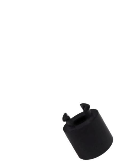 Black Plastic Spacer 03-9255-2 - Image 1
